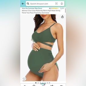 Maternity bikini NWT